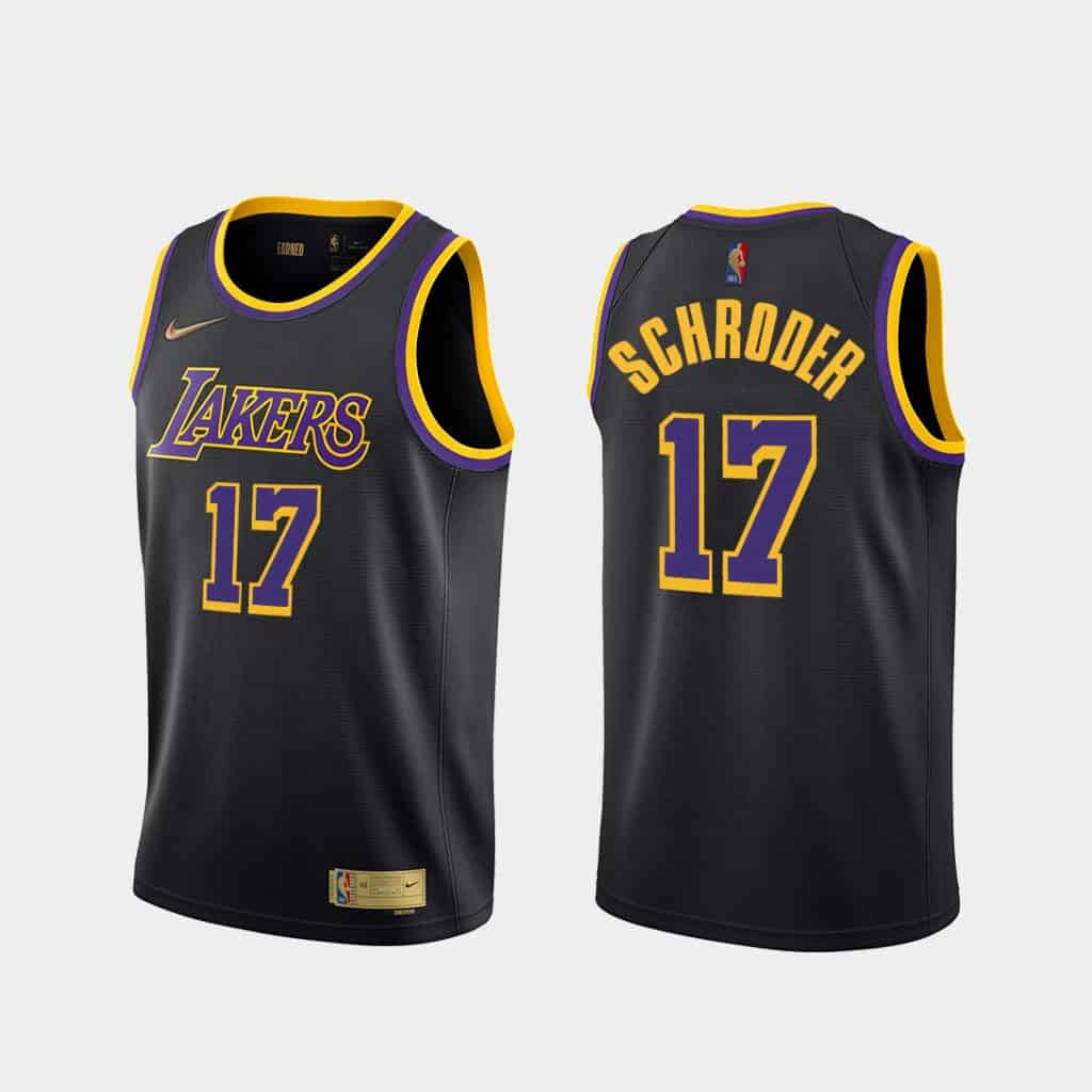 Camiseta Los Angeles Lakers 2021 Earned Edition #Schroder #17 – Offsidex
