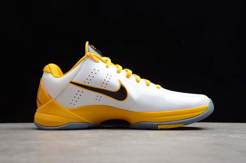 Con qué frecuencia en lugar estrés Nike Zoom Kobe 5 White Black Yellow – Offsidex