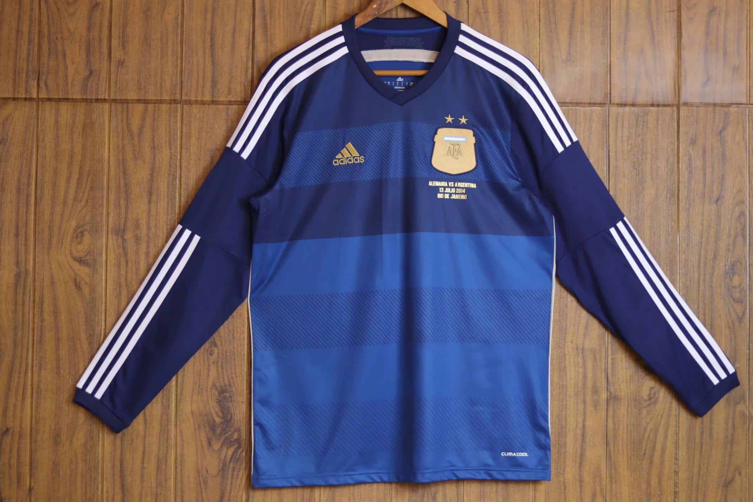 Charles Keasing musical bordillo Camiseta Larga Selección Nacional Argentina Retro 2014 Away (Final Mundial  Brasil 2014) – Offsidex