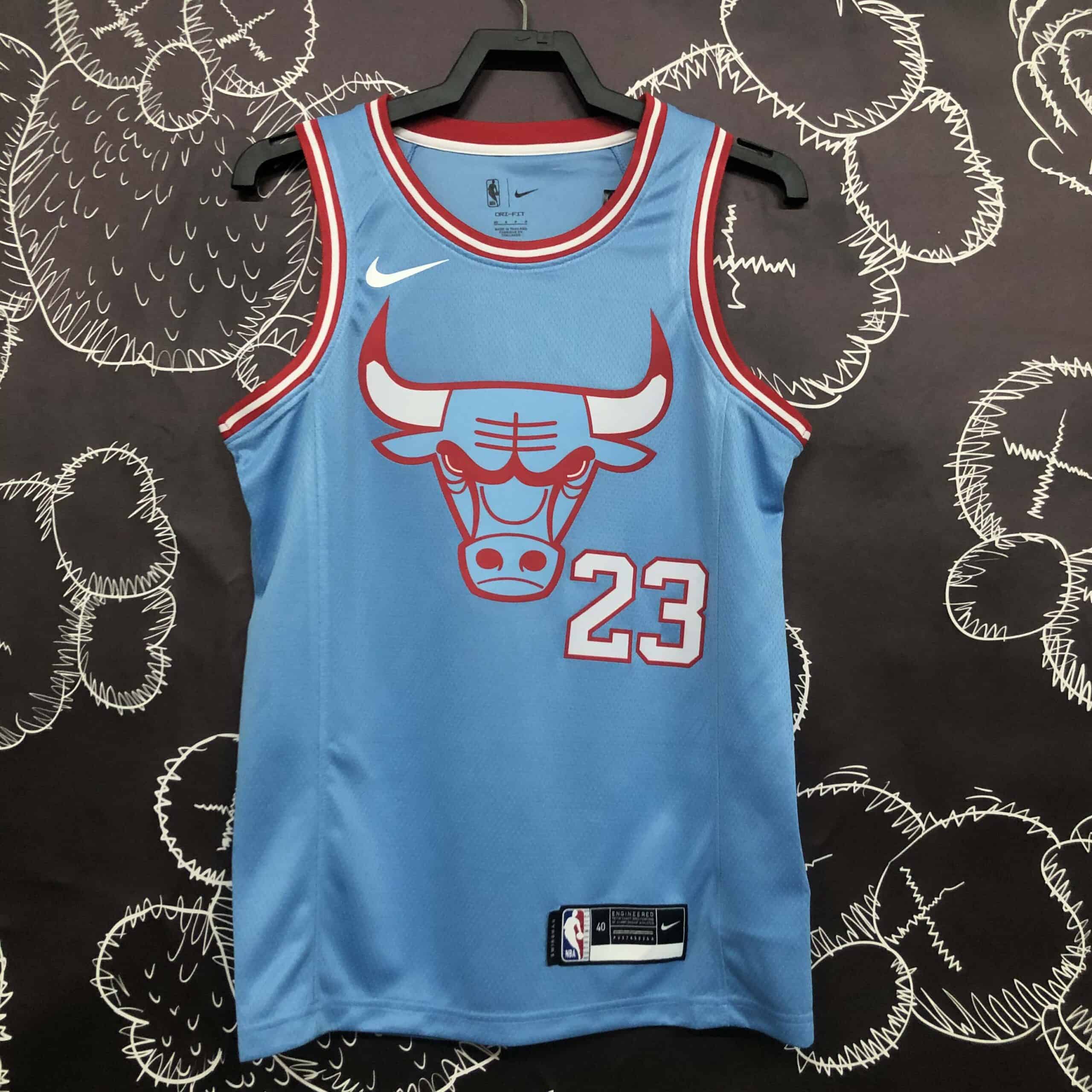 Camiseta Chicago Bulls Retro Other Azul #Jordan #23 – Offsidex