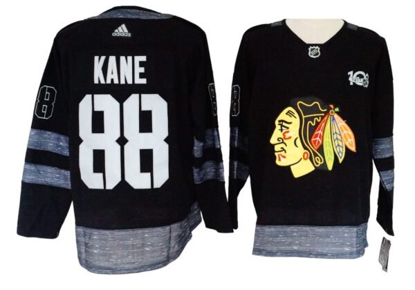 Camiseta Chicago Blackhawks 2017 EDICION 100TH ANIVERSARIO #KANE #88 AYFEB9