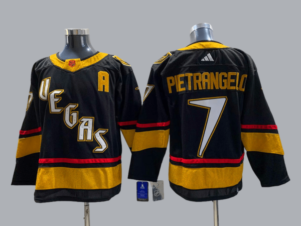 Camiseta Vegas Golden Knights 22-23 Reverse Retro Edition #PIETRANGELO #7