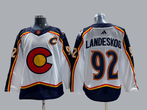 Camiseta Colorado Avalanche 22-23 Reverse Retro Edition #LANDESKOG #92