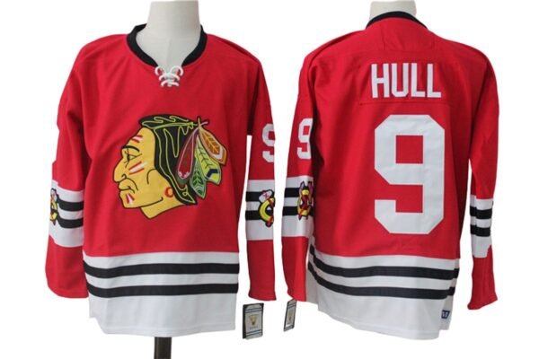 Camiseta Chicago Blackhawks 58-59 Retro Home #HULL #9