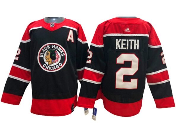 Camiseta Chicago Blackhawks 20-21 Reverse Retro Edition #KEITH #2