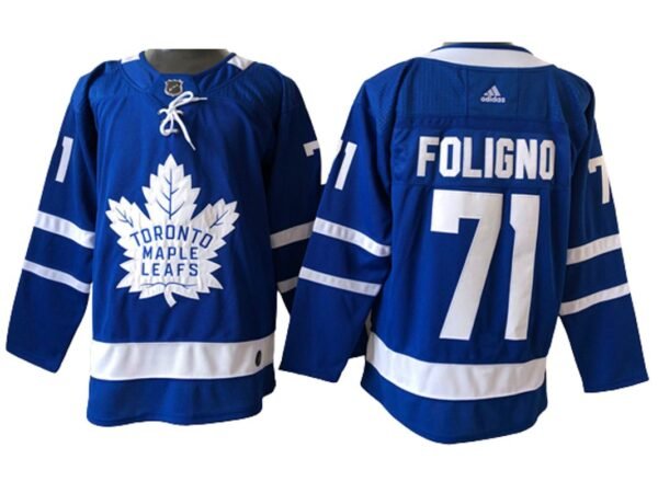 Camiseta Toronto Maple Leafs 17-23 Home #FOLIGNO #71