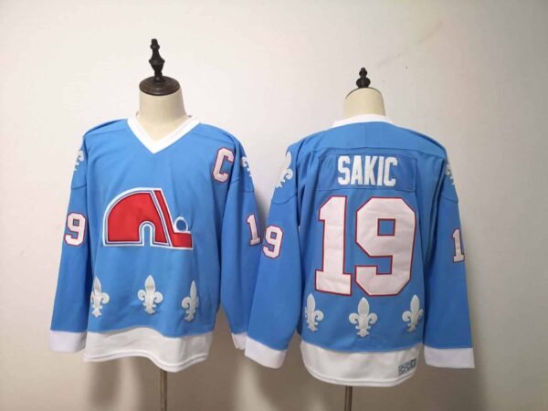 CAMISETA COLORADO AVALANCE RETRO HOME #SAKIC #19