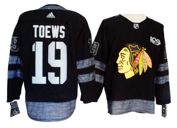 Camiseta Chicago Blackhawks 2017 EDICION 100TH ANIVERSARIO #TOEWS #19 AYFE6C