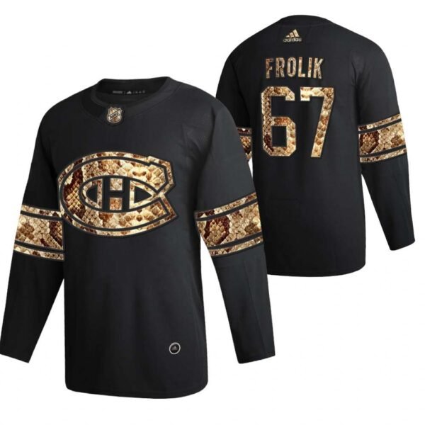 Camiseta Larga Montreal Canadiens (Edicion Especial) #Frolik #67 7P6L7J