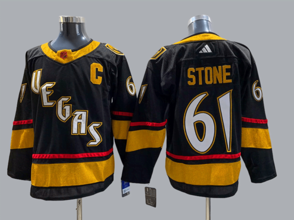 Camiseta Vegas Golden Knights 22-23 Reverse Retro Edition #STONE #61