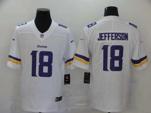 CAMISETA MINNESOTA VIKINGS AWAY #JEFFERSON #18