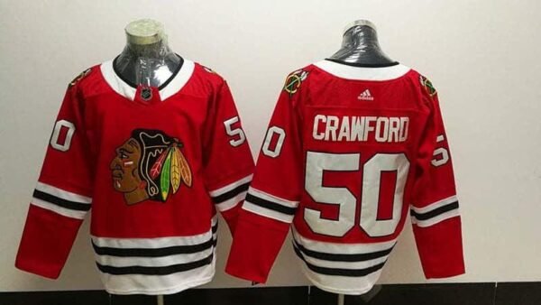 CAMISETA CHICAGO BLACKHAWKS RETRO 19-20 HOME CRAWFORD #50