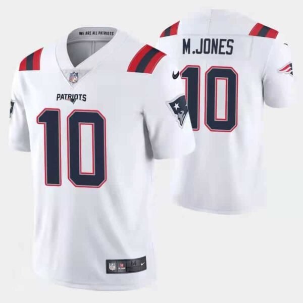 Camiseta New England Patriots 21-22 Spotlight White #M.Jones #10