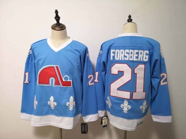 CAMISETA COLORADO AVALANCE RETRO HOME #FORSBERG #21