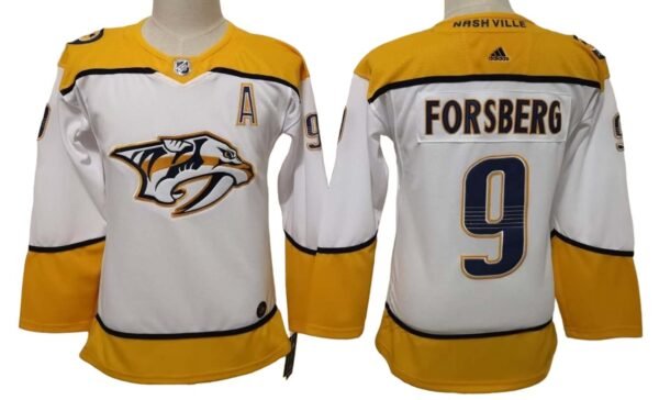 Camiseta Nashville Predators 17-23 Away #FORSBERG #9