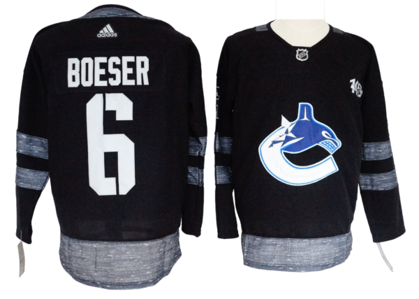 Camiseta Vancouver Canucks Retro 2017 EDICION 100TH ANIVERSARIO #BOESER #6 3AURME