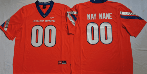 Camiseta Boise State 20-21 Away Naranja #Customized