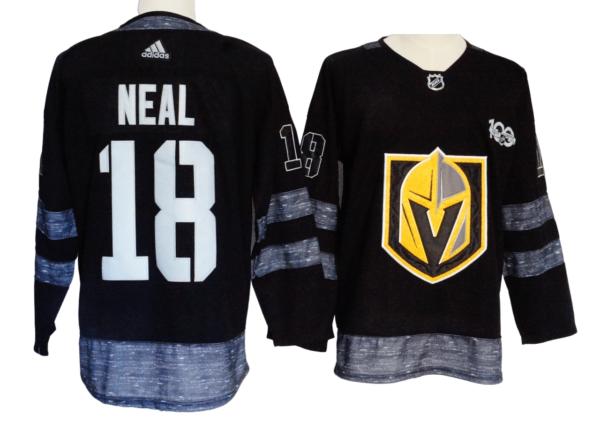 Camiseta Vegas Golden Knights Retro 2017 EDICION 100TH ANIVERSARIO #NEAL #18 AYFE2C