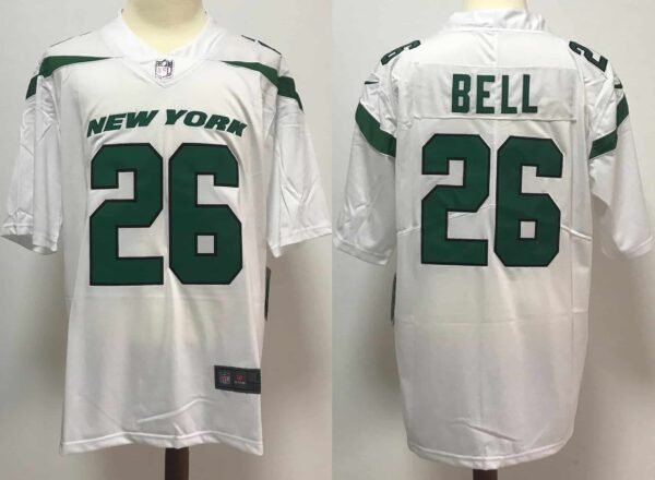 Camiseta New York Jets 21-22 Spotlight White #Bell #26