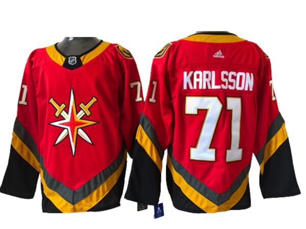 Camiseta Vegas Golden Knights 20-21 Reverse Retro Edition #KARLSSON #71