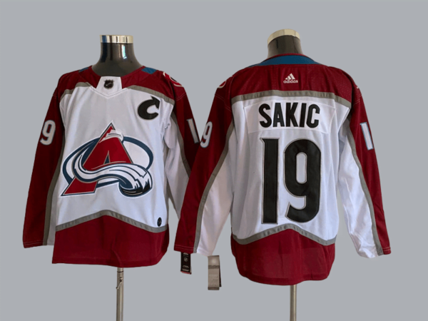 Camiseta Colorado Avalanche 17-24 Away #SAKIC #19