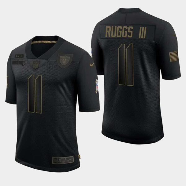 Camiseta Las Vegas Raiders Black and Gold Edition #Ruggs lll #11