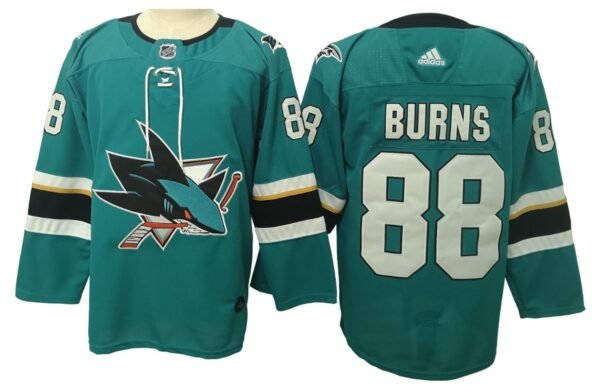 Camiseta San Jose Sharks 17-23 Home #BURNS #88