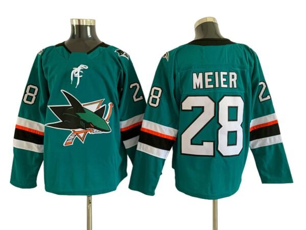 Camiseta San Jose Sharks 17-22 Home #MEIER #28