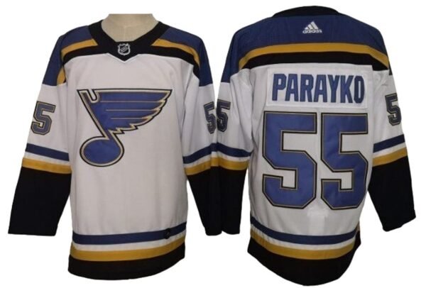 Camiseta St. Louis Blues 17-23 Away #PARAYKO #55