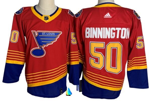 Camiseta St. Louis Blues 20-21 Reverse Retro Edition #BINNINGTON #50