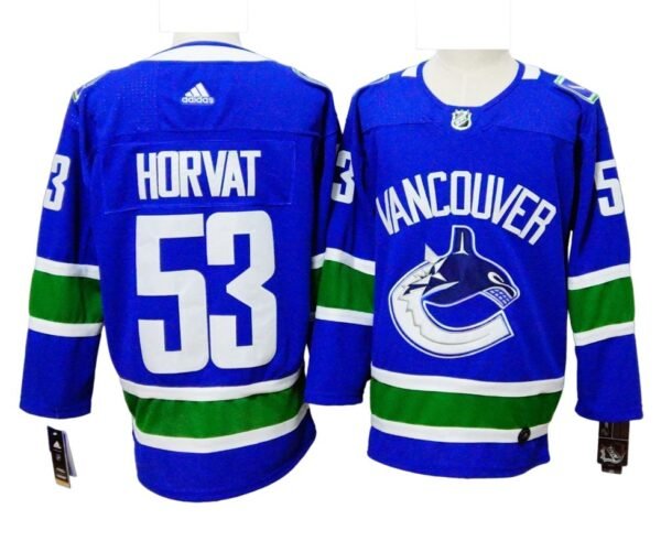 Camiseta Vancouver Canucks 17-19 Retro Home #HORVAT #53