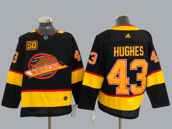 Camiseta Vancouver Canucks 19-20 Retro ANNIVERSARY #HUGUES #43