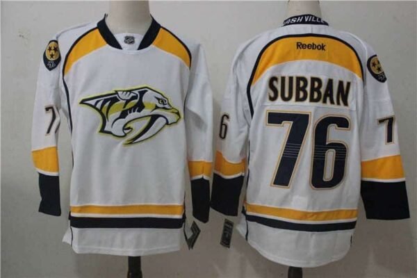 CAMISETA NASHVILLE PREDATORS RETRO AWAY #SUBBAN #76