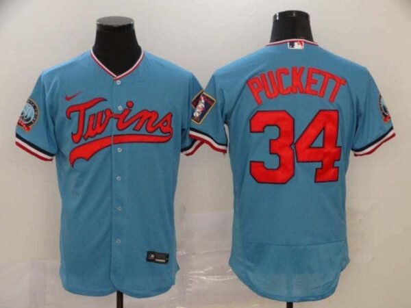 CAMISETA MINNESOTA TWINS 19-20 ALTERNATE 1 #PUCKETT #34