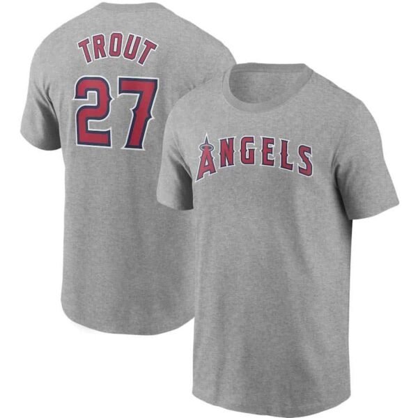 Camiseta Los Angeles Angels HY7463 #Trout #27 (3COLORES) - Imagen 3