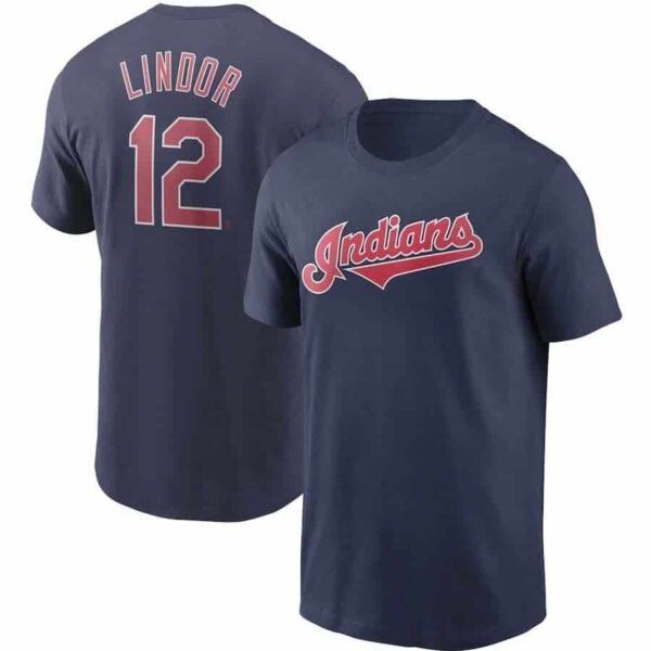 Camiseta Cleveland Guardians 42YXXF #Lindor #12 (2COLORES) - Imagen 2