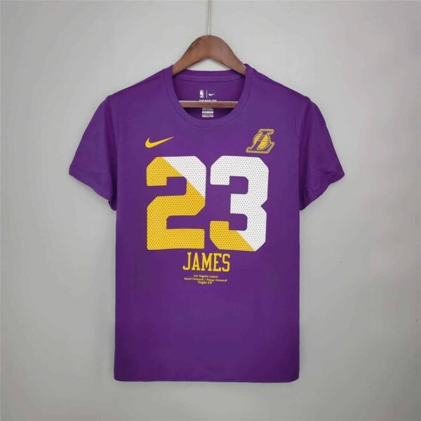 Camiseta Los Angeles Lakers #James #23 64F4Y1 (2COLORES) - Imagen 3