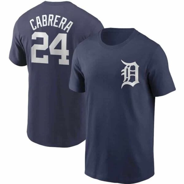 Camiseta Detroit Tigers M578CF #Cabrera #24