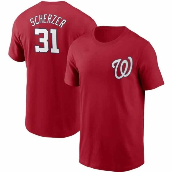 Camiseta Washington Nationals QW8574 #Scherzer #31 (2COLORES)