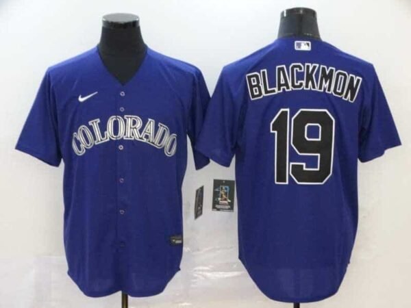 CAMISETA COLORADO ROCKIES 19-20 ALTERNATE 2 #BLACKMON #19