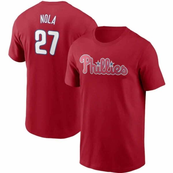 Camiseta Philadelphia Phillies FG8529 #Nola #27 (2COLORES) - Imagen 2