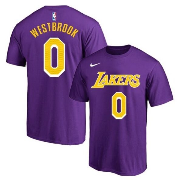 Camiseta Los Angeles Lakers 5367B3 #Westbrook #0 (4COLORES) - Imagen 2