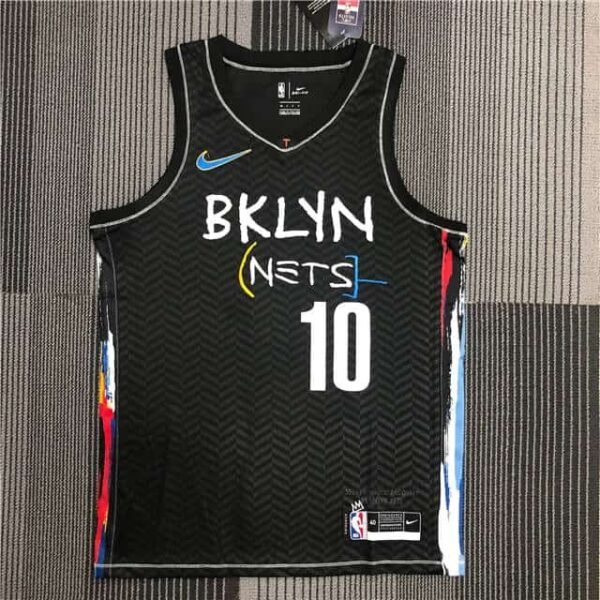 Camiseta Brooklyn Nets 20-21 City Edition Negro #Simmons #10