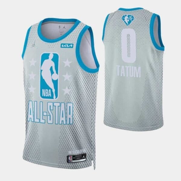 Camiseta Gris All Star Game 2022 #Tatum #0