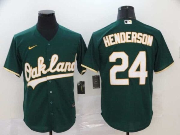 CAMISETA OAKLAND ATHLETICS 19-20 ALTERNATE 1 #HENDERSON #24