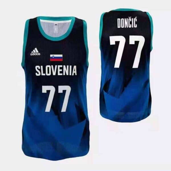 Camiseta Seleccion Nacional Eslovenia Away #Doncic #77