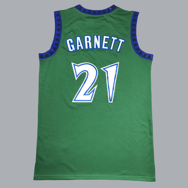 Camiseta Minnesota Timberwolves 97-98 RETRO HARDWOOD CLASSIC EDICION ESPECIAL #GARNETT #21 VE9SUE - Imagen 2