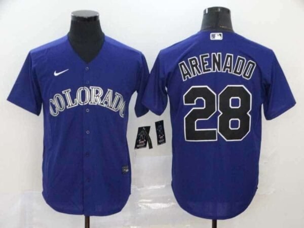 CAMISETA COLORADO ROCKIES 19-20 ALTERNATE 2 #ARENADO #28