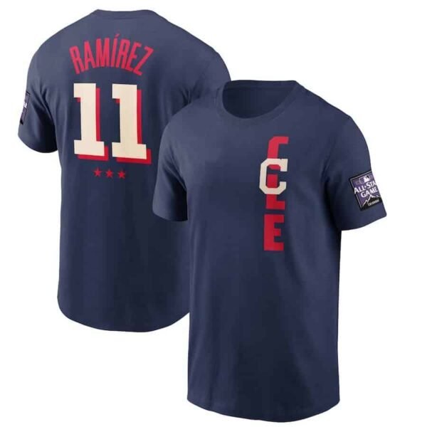 Camiseta Cleveland Guardians D4CBUM #Ramirez #11