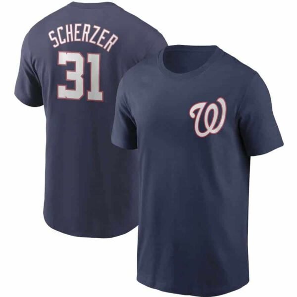 Camiseta Washington Nationals QW8574 #Scherzer #31 (2COLORES) - Imagen 2